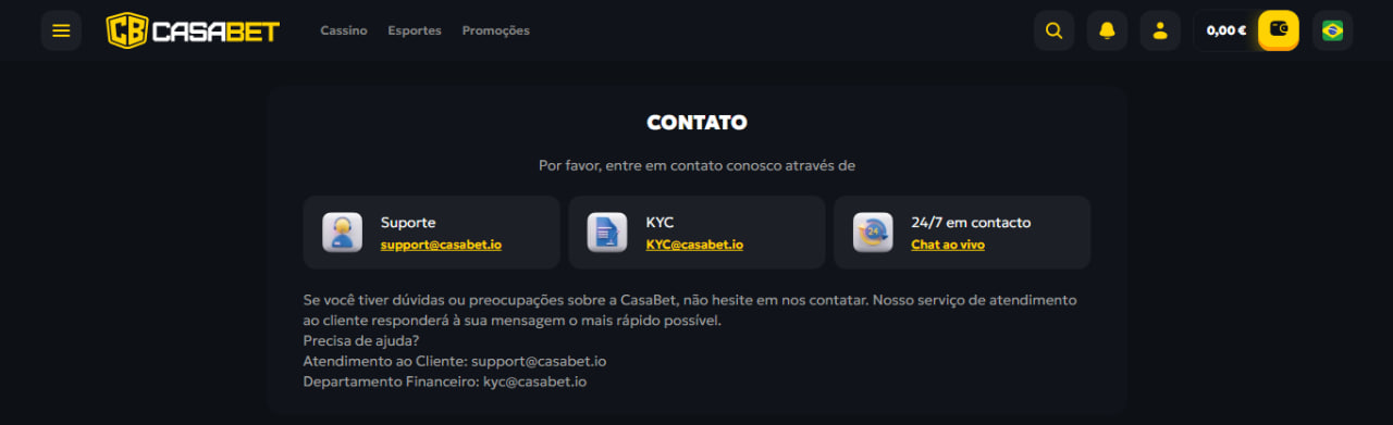 cassino on line